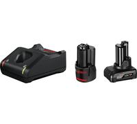Bosch Professional 1600A01NC9 GAL 12V-40 + 1x GBA 12V 2.0Ah + 1x GBA 12V 4.0Ah Batterie pour outil et chargeur 12 V 2 Ah, 6 Ah Li-Ion