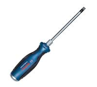 Bosch Professional 1600A01TG1 Tournevis à tête plate (SL6.5, longueur de la tige : 125 mm, 1 lame cruciforme en acier et capuchon en acier