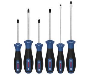 Bosch Professional 1600A039PD Jeu de tournevis 6 pièces PZ, PH, vis à fente