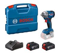 Bosch Professional 18V System Boulonneuse sans fil GDS 18V-350 (kit avec 2x batteries 4.0 Ah + GAL 1820, mallette de transport)