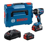 Bosch Professional 18V System boulonneuse sans-fil GDS 18V-750 C (avec module de connectivité GCY42, 2 batteries GBA 8,0 Ah, chargeur GAL 1880 CV, L-BOXX