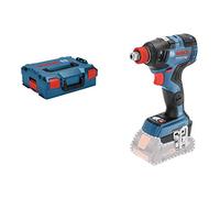 Bosch Professional 18V System boulonneuse sans-fil GDX 18V-200 C (couple maxi : 200 Nm, six pans creux 1/4" et carré mâle 1/2", Connect Ready, sans batterie ni chargeur, dans une L-BOXX)