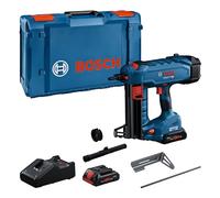 Bosch Professional 18V System cloueur à béton sans-fil GNB 18V-40 (avec 2 batteries ProCORE 4,0 Ah, chargeur GAL 18V-40, broche d’extraction, crochet de suspension, embout standard, aimant, XL-BOXX)