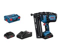 Bosch Professional 18V System cloueur sans-fil GNH 18V-64 M (de clous maxi 1.6 mm, longueur de clous 64 mm, 2 batteries ProCORE18V 4.0Ah, chargeur GAL 18V-40, dans L-BOXX 136)