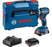 Bosch Professional 18V System GSB 18V-45 - Marteau perforateur sans fil (45 Nm, 1900 tr/min, 2 batteries 2.0Ah, en L-BOXX)