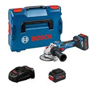 Bosch Professional 18V System meuleuse angulaire BITURBO GWS 18V-15 SC (2 x ProCORE18V 5.5Ah, GAL 1880 CV, flasque de serrage, capot de protection, poignée auxiliaire, écrou de serrage rapide, L-BOXX)