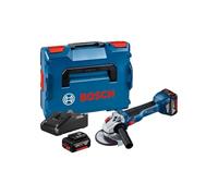 Meuleuse angulaire sans fil GWS 18V-10 + 2 batteries 4Ah + chargeur GAL 18V-40 + coffret L-Boxx