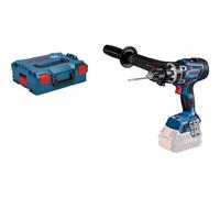 Bosch Professional 18V System perceuse-visseuse à percussion sans-fil BITURBO GSB 18V-150 C (couple maxi de 150 Nm, avec poignée auxiliaire, calage L-BOXX, L-BOXX)