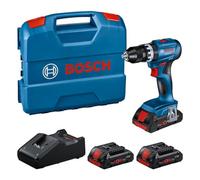 Bosch GSB18V-45 Jeu De Visseuses Sans Fil 18V Li-ion (batterie 3x 4Ah) En L-Case - 45Nm