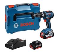Bosch Professional 18V System perceuse-visseuse à percussion sans-fil GSB 18V-55 (couple 55 Nm, 2 batteries de 4,0 Ah, chargeur GAL 18V-40, dans L-BOXX 136)