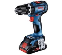 Bosch GSB 18V-90 C 2100 tr/min Noir, Bleu
