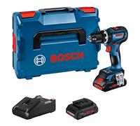Bosch Professional 18V System perceuse-visseuse à percussion sans-fil GSB 18V-90 C (avec 2 batteries ProCORE de 4,0 Ah, chargeur rapide GAL 18V-40, L-BOXX)