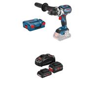 Bosch Professional 18V System perceuse-visseuse sans-fil GSR 18V-110 C (couple maxi : 110 Nm, Ø de vissage maxi : 12 mm) + Set de batteries (ProCORE18V 4.0 Ah + ProCORE18V 5.5 Ah + GAL 1880 CV)