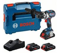 Bosch Professional 18V System perceuse-visseuse sans-fil GSR 18V-110 C (couple maxi : 110 Nm, Ø de vissage maxi : 12 mm, avec 3 batteries ProCORE 4.0Ah, chargeur GAL 18V-40, dans L-BOXX)