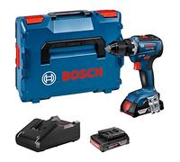 Bosch Professional 18V System perceuse-visseuse sans-fil GSR 18V-55 (couple max. 55 Nm, régime à vide 1 800 tr/min, avec 2 batteries 2,0 Ah, chargeur rapide GAL 18V-40, L-BOXX)
