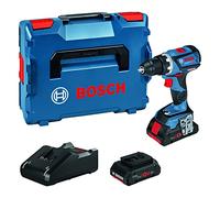Bosch Professional 18V System perceuse-visseuse sans-fil GSR 18V-60 C (couple maxi 60 Nm, avec 2 batteries ProCORE18V 4.0Ah, chargeur GAL 18V-40, L-BOXX 136)