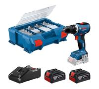 Bosch Professional Perceuse-visseuse GSR 18V-65 – 2 batteries 4,0 Ah, chargeur, 82 accessoires