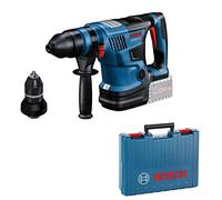 Bosch Professional 18V System perforateur sans-fil BITURBO GBH 18V-34 CF (avec module Bluetooth GCY 42, poignée aux., butée profondeur, mandrin automatique SDS plus 13mm, tube de graisse, coffret)