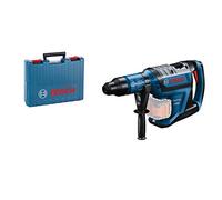 Bosch Professional 18V System perforateur sans-fil BITURBO GBH 18V-45 C (avec module de connectivité, poignée auxiliaire, tube de graisse, chiffon, coffret de transport)