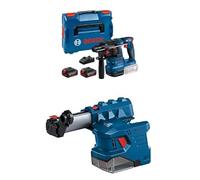 Bosch Professional 18V System perforateur sans-fil GBH 18V-22 + Bosch Professional dispositif d’aspiration spécial perforateur GDE 18V-12