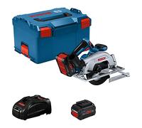 Bosch Professional 18V System scie circulaire sans-fil GKS 18V 57-2 (lame de 165 mm, capacité de coupe 57 mm, avec 2 batteries ProCORE 5.5Ah, chargeur GAL 1880 CV, L-BOXX)