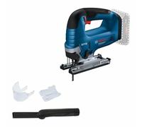 Bosch Professional 18V System scie sauteuse sans-fil GST 18V-125 B (avec poignée étrier, coupes inclinées jusqu’à un angle de 45°, 1 lame de scie, set d’aspiration)