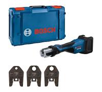 Bosch Professional Presse sans fil GPT 18V-32 18 V (puissance de 32 kN, raccords en plastique jusqu'à 110 mm, raccords métalliques jusqu'à 54 mm, avec support de mâchoire M15, M22, M28, XL-BOXX)