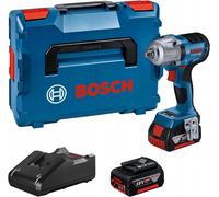Bosch Professional 18V Système GDS 18V-450 HC - Tournevis à choc a Batterie (sans balais, 450 Nm, 800 Nm par de Start, 2 x 5,0 Ah Batteries, en L-BOXX)