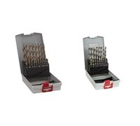 Bosch Professional 19 pces. Kit de forets à métaux HSS-Cobalt ProBox & 19 pces. Kit de forets à métaux HSS-G ProBox