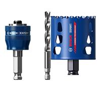 Bosch Professional 1x Adaptateur système de scie trépan Expert Power Change Plus (Ø 7,15 mm) + 1x Scie trépan Expert Tough Material (Bois avec métal, Ø 68 mm, Accessoire Perceuse à Percussion)