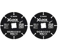 Bosch Professional 1x Disque à tronçonner Carbide Multi Wheel de (pour bois, plastique, tuyau en cuivre, X-LOCK, Ø 125 mm, alésage Ø 22,23 mm, accessoires pour meuleuse angulaire) (Lot de 2)