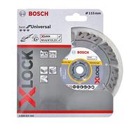 Bosch Professional 1x Disque à Tronçonner Diamanté X-LOCK Standard for Ceramic (pour Carrelages, Carreaux Tendres, 125 x 22,23 x 1,6 x 7 mm, Accessoires pour Meleuses Angulaires)