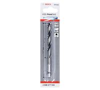 Bosch Professional 1x Foret Hexagonal HSS PointTeQ (pour métaux, Ø : 8,0 mm, longueur totale : 117 mm, emmanchement hexagonal de ¼", accessoires pour visseuse à percussion et perceuse-visseuse)