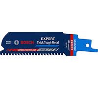 Bosch Professional 1x Lame de scie sabre Expert `Thick Tough Metal` S 555 CHC (pour Acier robuste, Fonte, Longueur 100 mm, Accessoires Scie sabre)