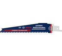Bosch Professional 1x Lame de scie sabre Expert `Window Demolition` S 956 DHM (pour Bois avec métal dur, Longueur 150 mm, Accessoires Scie sabre)