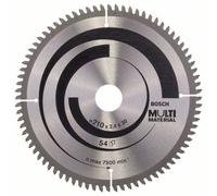 Bosch Professional 2 608 640 445 - Lame de scie circulaire Multi Material - 210 x 30 x 2,5 mm, 80 (pack de 1)