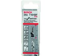 Bosch Professional 25 x Blades de Sciage de Scie sauteuse T 101 BF Clean for Hard Wood (pour bois dur, coupe droite, accessoires pour scie sauteuse)