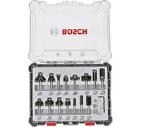 Bosch Professional 2607017472 Jeu de 15 fraises bois pour toupie tige de 8 mm