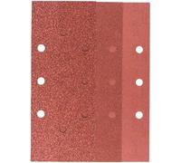 Bosch Professional 2607019501 - Paquet de 25 feuilles abrasives pour ponceuses excentriques (93 x 230 mm, 8 trous Black & Decker, grain 60, 80, 120, 240)