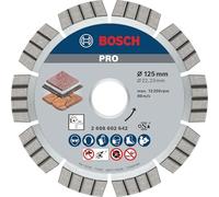 Bosch Professional 2608602642 Disque à tronçonner diamanté best for stone 125 x 22,23 x 2,2 x 12 mm Multicolore