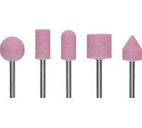 Bosch Professional 2609256549 Assortiment de meules sur tige Grain 60 Diamètre 6 mm 5 pièces