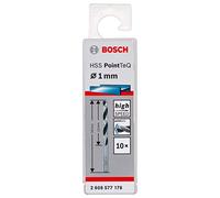 BOSCH Foret hélicoïdal HSS PointTeQ 1,0 mm (2 pièces) 2608577153