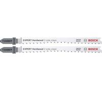 Bosch Professional 2x Lames de scie sauteuse Expert 'Hardwood 2-Side Clean' T 308 BFP (pour Comptoir de cuisine, Panneaux plastifiés, Longueur 117 mm, Accessoire Scie sauteuse)