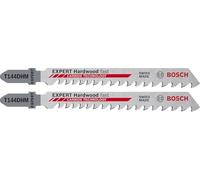 Bosch Lame de scie sauteuse EXPERT 'Hardwood Fast' T144 DHM – 100 mm pour bois dur/WPC – 2 pièces