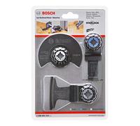 Bosch Professional 3 Pièces Jeu de Lames Plongeantes et Segment Starlock (pour Bois et Métal, Outil Multifonction Accessoire) - Amazon Edition
