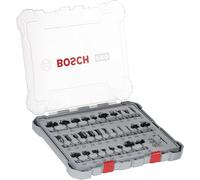 Bosch Professional 30 pièces Kit de Fraises Mixtes (pour bois, Ø 1/4 Inch Queue, Accessoires de Fraises d'Encastrement)