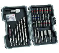 Bosch Professional 35 pièces Coffret de Forets á HSS et d'embouts de vissage Extra Hard (PH-, Pz-, HEX-, TH-, S-Bit, Accessoires Perforateurs et Visseuses)