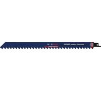 Bosch Professional 3x Lames de scie sabre Expert `Aerated Concrete` S 1241 HM (pour Béton cellulaire, Longueur 300 mm, Accessoires Scie sabre)