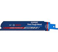 Bosch Professional 3x Lames de scie sabre Expert `Thick Tough Metal` S 955 CHC (pour Acier robuste, Fonte, Longueur 150 mm, Accessoires Scie sabre)