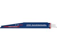 Bosch Professional 3x Lames de scie sabre Expert `Wood with Metal Demolition` S 1167 XHM (pour Bois avec métal dur, Longueur 225 mm, Accessoires Scie sabre)